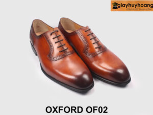 Giày da nam công sở phong cách màu bò oxford OF02 004