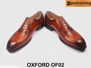 Giày da nam công sở phong cách màu bò oxford OF02 003