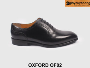 Giày da nam công sở đế khâu chỉ bền bỉ oxford OF02 001