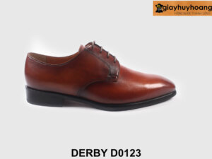 Giày tây nam derby trẻ trung hàng hiệu D0123 001