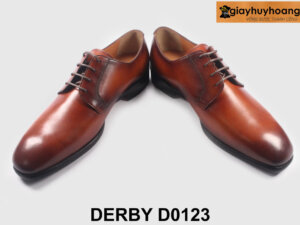 Giày tây nam derby trẻ trung hàng hiệu D0123 003