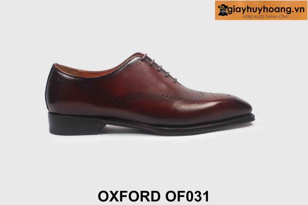 ban-giay-da-nam-cong-so-phong-cach-oxford-of031-1 Giày da nam oxford đục lỗ Wingtips đỏ đô cao cấp OF031 001