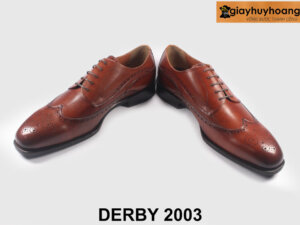 Giày da nam derby đóng thủ công cao cấp 2003 003