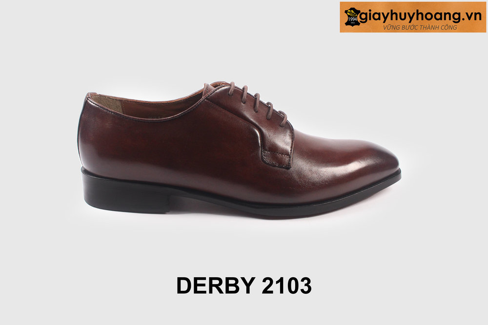 ban-giay-da-nam-derby-cao-cap-2103-giayhuyhoangvn-1 Giày derby nam mũi trơn thời trang chính hãng 2103 001