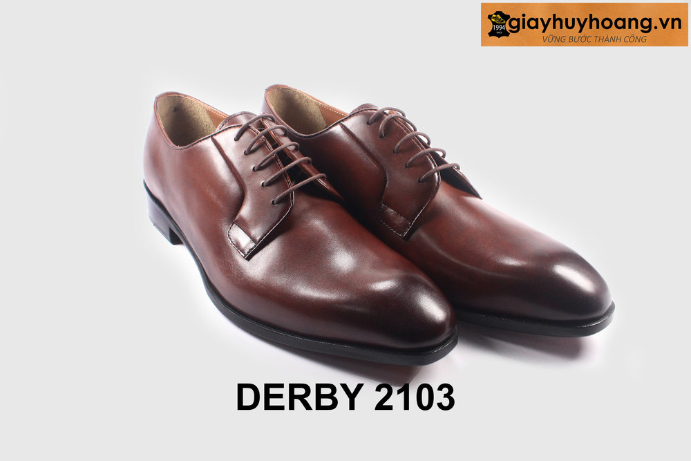 ban-giay-da-nam-derby-cao-cap-2103-giayhuyhoangvn-7 Giày derby nam mũi trơn thời trang chính hãng 2103 002