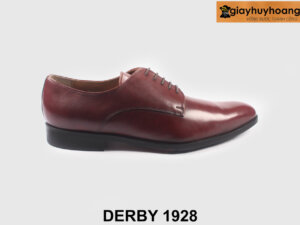Giày da nam derby da trơn mũi thon dài 1928 001