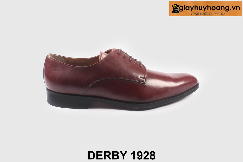 ban-giay-da-nam-derby-mui-nhon-1928-giayhuyhoangvn-1 Giày da nam derby da trơn mũi thon dài 1928 001