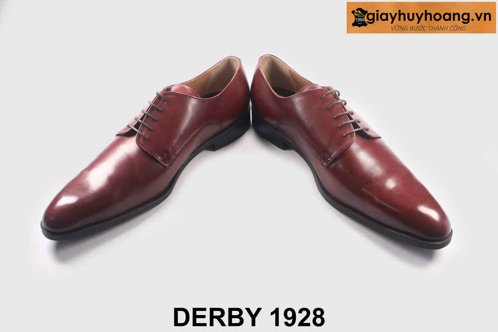 ban-giay-da-nam-derby-mui-nhon-1928-giayhuyhoangvn-4 Giày da nam derby da trơn mũi thon dài 1928 003