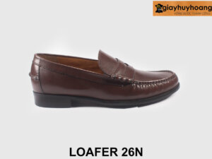 Size 43 giày lười nam đế cao su mocasin Loafer 26N 001