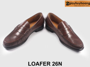 Size 43 giày lười nam đế cao su mocasin Loafer 26N 003
