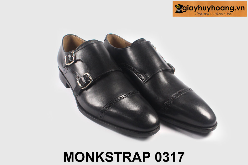 ban-giay-da-nam-monkstrap-mau-den-0317-giayhuyhoangvn-3 Size 40 giày da nam hai khóa phong cách Monkstrap 0317 004