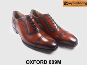 Size 41 Giày oxford nam thiết kế đẹp sang trọng 009M 004