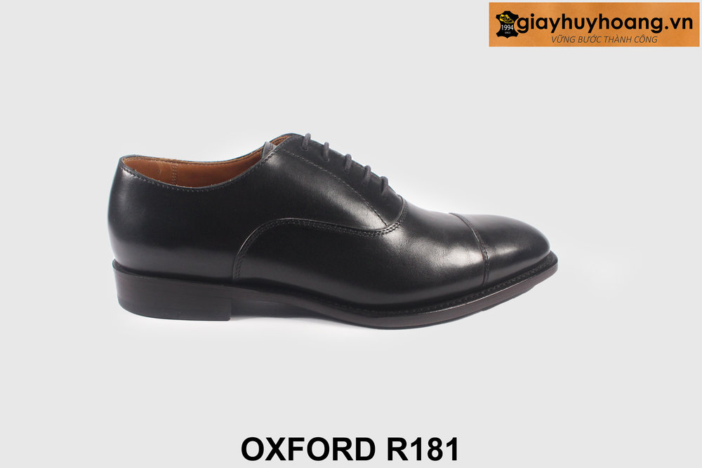 ban-giay-da-nam-oxford-cong-so-r181-giayhuyhoangvn-1 Size 38 Giày tây nam công sở size chân nhỏ 24cm oxford R181 001