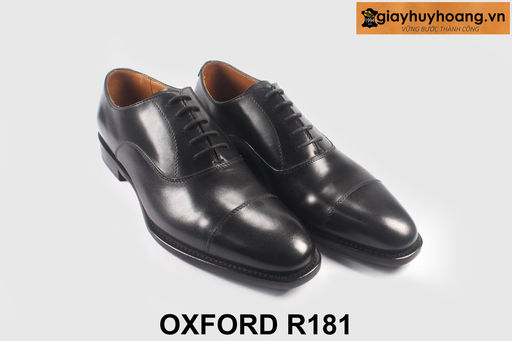 ban-giay-da-nam-oxford-cong-so-r181-giayhuyhoangvn-3 Size 38 Giày tây nam công sở size chân nhỏ 24cm oxford R181 004