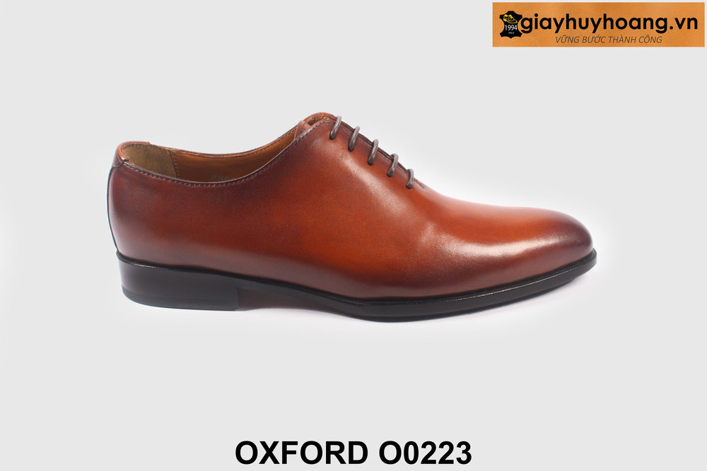 ban-giay-da-oxford-o0223-da-tron-giayhuyhoangvn-1 Giày da oxford nam trơn màu bò cao cấp O0223 001