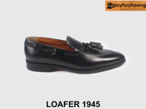 Giày lười da nam có chuông trẻ trung màu đen Loafer M1945 001