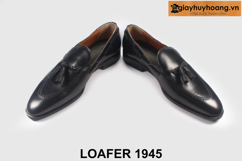 ban-giay-luoi-co-chuong-1945-loafer-giayhuyhoangvn-4 Giày lười da nam có chuông trẻ trung màu đen Loafer M1945 003