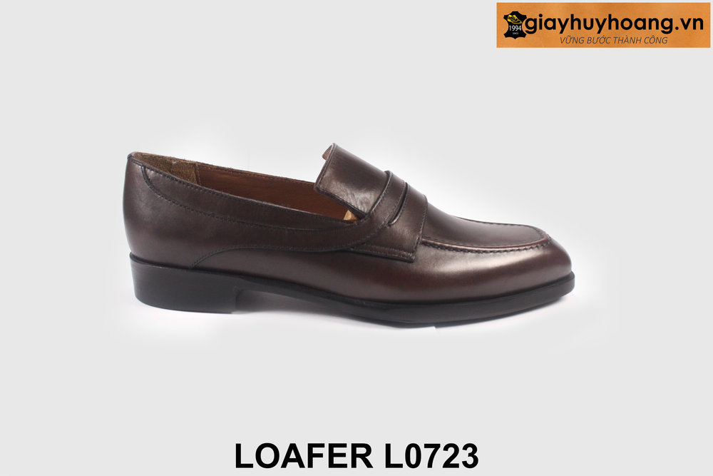 ban-giay-luoi-da-nam-cao-cap-l0723-giayhuyhoangvn-1 Giày da Loafer nam màu nâu chống trượt L0723 001
