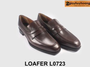 Giày da Loafer nam màu nâu chống trượt L0723 004