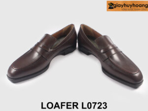 Giày da Loafer nam màu nâu chống trượt L0723 003