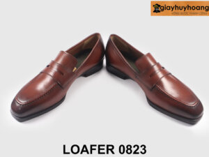 Giày lười da Loafer nam màu nâu cao cấp L0823 003