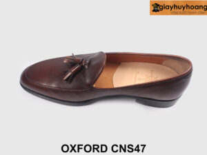 Size 41 Giày lười nam có chuông màu nâu Loafer CNS47 005