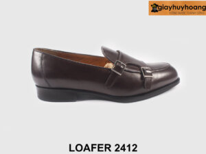 Giày da lười nam màu nâu sang trọng Loafer 2412 001