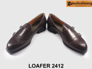 Giày da lười nam màu nâu sang trọng Loafer 2412 003