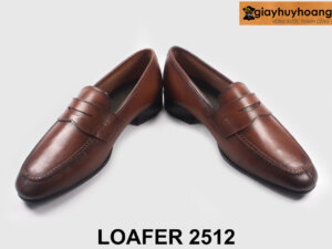 Giày lười loafer nam đế khâu chỉ bền bỉ màu bò 2512 003