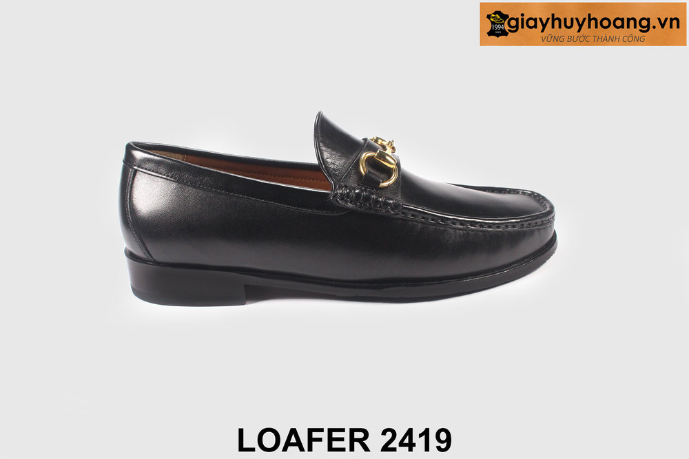 ban-giay-luoi-loafer-khoa-horesit-giayhuyhoangvn-6 Giày da lười nam phong cách có khóa horesit Loafer 2419 001