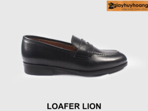 Size 39 Giày lười nam màu đen công sở yêu thích Loafer LION 001