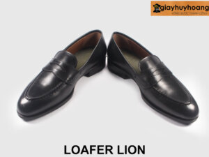 Size 39 Giày lười nam màu đen công sở yêu thích Loafer LION 003