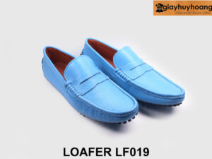 Giày lười nam màu xanh dương đế nhẹ Loafer LF019 004