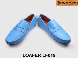 Giày lười nam màu xanh dương đế nhẹ Loafer LF019 003