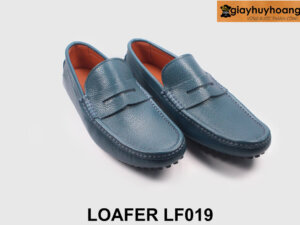 Giày lười đế gai mỏng nhẹ thoải mái navy Loafer LF019 004