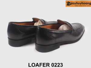 Giày lười công sở nam màu đen thanh lịch 0223 002