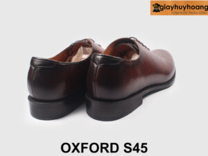 Giày da oxford nam không họa tiết Wholecut S45 002