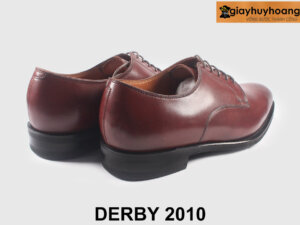 Giày derby nam mũi trơn thanh lịch đỏ đô cao cấp 2010 002