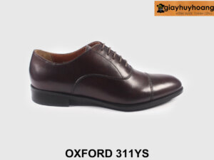 Giày da nam màu nâu chuẩn công sở thanh lịch Oxford 311YS 001