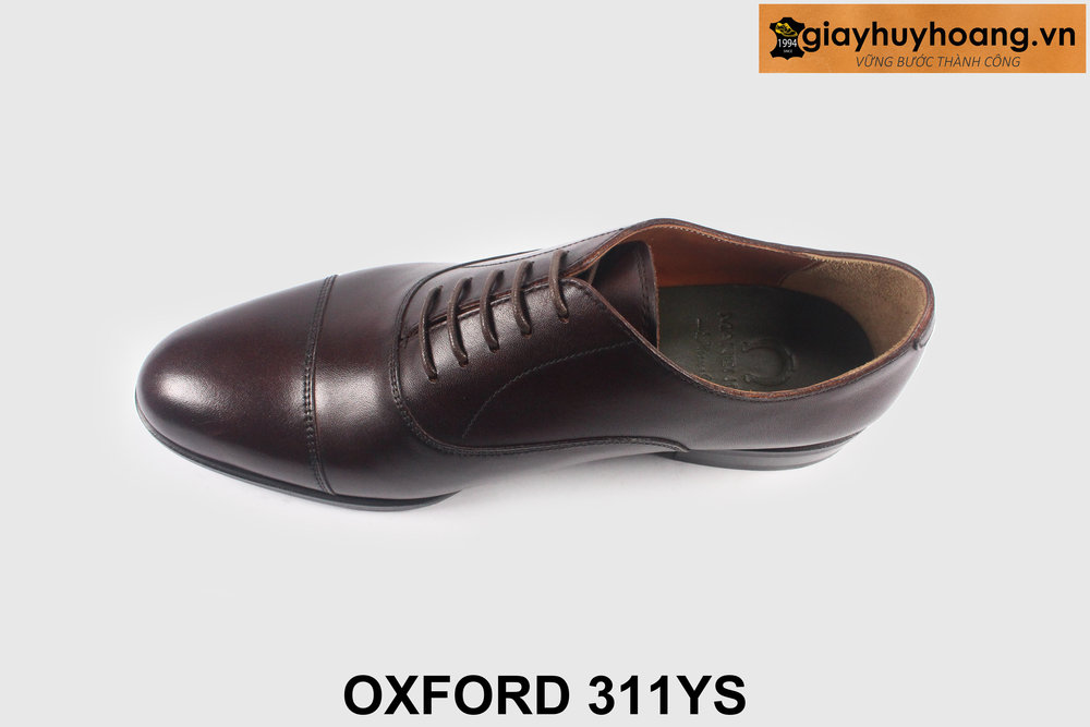 ban-giay-tay-nam-cao-cap-311ys-oxford-gia-re-giayhuyhoangvn-7 Giày da nam màu nâu chuẩn công sở thanh lịch Oxford 311YS 006