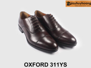 Giày da nam màu nâu chuẩn công sở thanh lịch Oxford 311YS 004