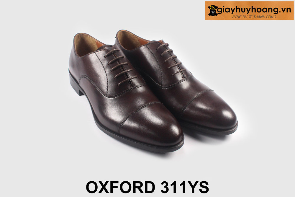 ban-giay-tay-nam-cao-cap-311ys-oxford-gia-re-giayhuyhoangvn-8 Giày da nam màu nâu chuẩn công sở thanh lịch Oxford 311YS 004