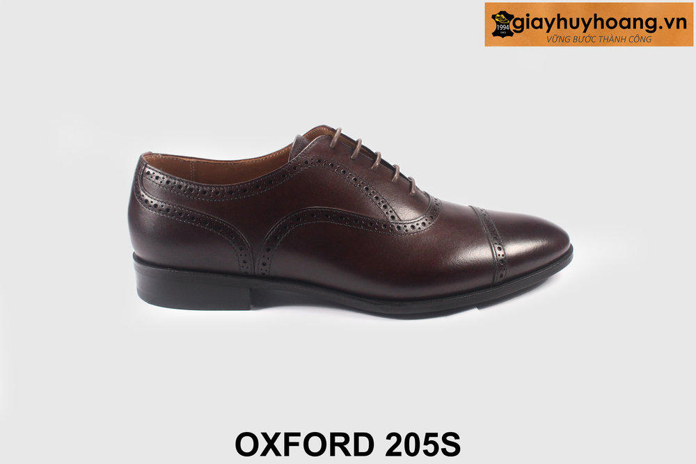 ban-giay-tay-nam-cao-cap-chinh-hang-205s-giayhuyhoangvn-1 Giày oxford nam công sở thanh lịch nâu 2026 205S 001