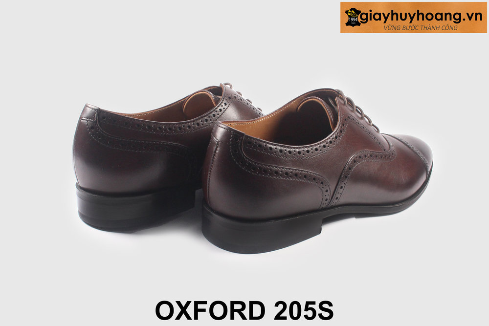 ban-giay-tay-nam-cao-cap-chinh-hang-205s-giayhuyhoangvn-5 Giày oxford nam công sở thanh lịch nâu 2026 205S 002