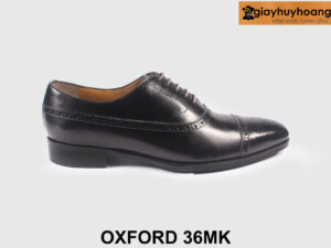 Giày da nam màu đen chính hãng cao cấp Oxford 36MK 001