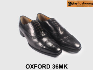 Giày da nam màu đen chính hãng cao cấp Oxford 36MK 004