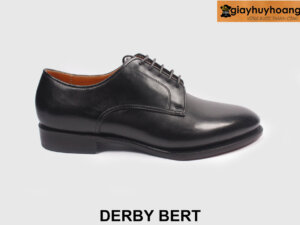 Giày da nam mũi trơn công sở cao cấp Derby BERT 001