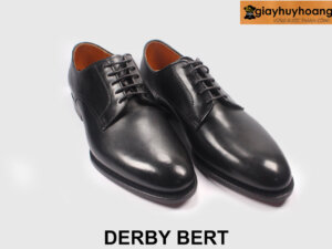 Giày da nam mũi trơn công sở cao cấp Derby BERT 004