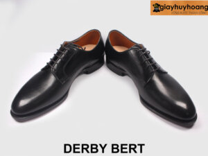 Giày da nam mũi trơn công sở cao cấp Derby BERT 003