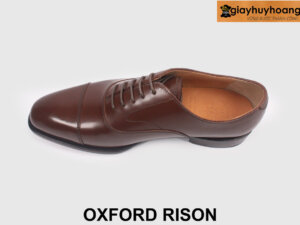 Giày da màu nâu nam kiểu oxford công sở đẹp RISON 005